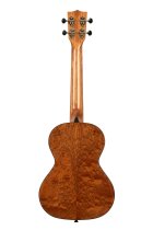 20th Anniversary Solid Spruce Top Quilted Sapele Tenor Ukulele with Bag